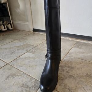 Bandolino Black Combat & Moto Boots